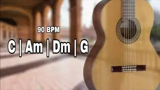 Nylon Guitar Loop 90 BPM [ C Am Dm G ]