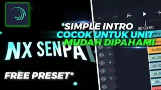 TUTORIAL INTRO NAME IN ALIGHT MOTION! - [ FREE PRESET ]