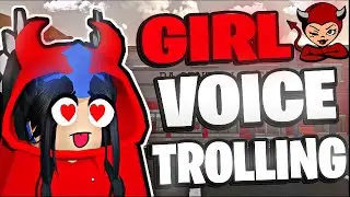 GIRL VOICE TROLLING THIRSTY PLAYERS in DA HOOD Voice Chat! ( FUNNY 🤣)