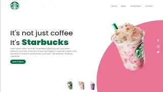 Landing Page Design Html CSS Javascript ||  How to make landing page with html and css