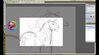 Wacom Intuos tutorial, Step 1: Concept & Rough Drawing in Corel Painter Essentials with Aaron Blaise