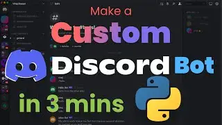 Code a Discord Bot with Python in 3 minutes (2022)