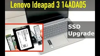 Lenovo IdeaPad 3 14ADA05 | How To Upgrade SSD On Lenovo Ideapad 3