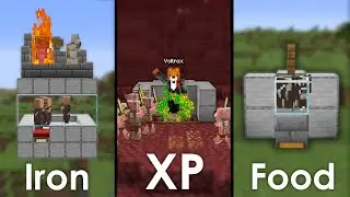 Minecraft: Top 3 MUST Have Beginner Farms For in your Survival World