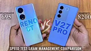 Vivo V27 Pro vs Oppo Reno 8T Speed Test Comparison🔥SD695 vs DM8200⚡DON'T Buy Wrong Phone🤯