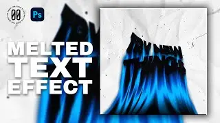 MELTED TEXT EFFECT PHOTOSHOP 2022