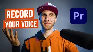 How to RECORD a VOICE OVER to the timeline | Adobe Premiere Pro CC Tutorial