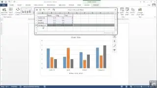 Microsoft Word 2013 Tutorial | Inserting A Chart