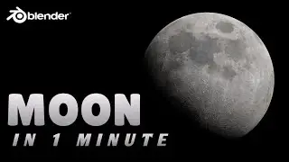 EASIEST WAY To Make A REALISTIC MOON In Under 1 Minute