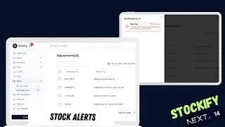 Enhancing Stockify App with Stock Adjustments, Stock Alerts | Next.js Fullstack TypeScript Course