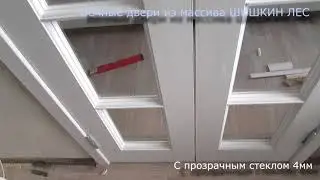 Декоративные двустворчатые двери