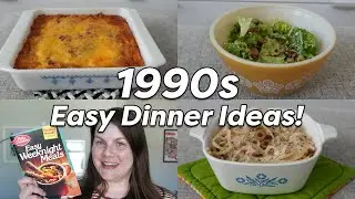 1990's EASY DINNER IDEAS - Pantry Cooking Ideas from Betty Crocker!