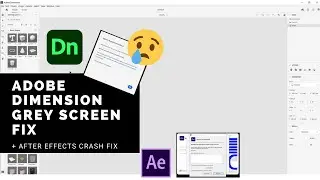 FIXED Photoshop Open GL unavailable since 2022 update (Dimension Grey Screen Fix + After Effects)