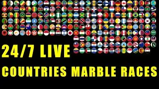 Countries Marble Races 24/7 LIVE - Marble Race King