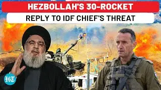 Hezbollah Fires 30 Rockets Hours After IDF Boss' Veiled Hint To Invade Lebanon; North Israel On Fire