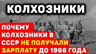 СОВЕТСКИЕ КОЛХОЗНИКИ: ПОЧЕМУ ДО 1966 ГОДА ИМ НЕ ПЛАТИЛИ ЗАРПЛАТУ?