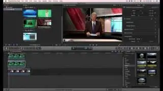 Final Cut Pro X Green Screen Virtual Set Tutorial