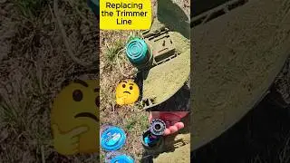 🛠️Replacing the Trimmer Line #garden #trimmer #line #string  #replacing #tutorial #foryou #gardening