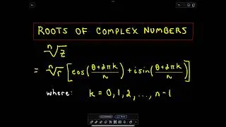 Roots of Complex Numbers, Ex 1