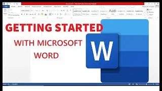 Getting Started with MS Word