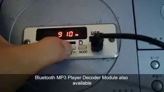 How to turn your old CD player to MP3 player with USB FM and bluetooth music