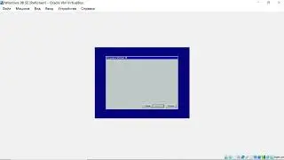 Установка Windows 98 на VirtualBox