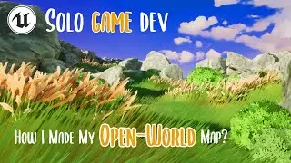 Game dev in UE5 - How I made my STYLIZED Open World Map?