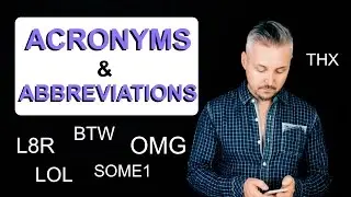 English Vocabulary lesson on ACRONYMS AND ABBREVIATIONS  (NEW ENGLISH WORDS)