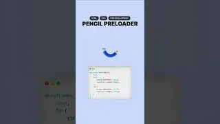 🔥☄️ Awesome CSS Pencil Preloader Animation!#shorts #webdevelopment #css