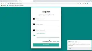 Learn how to create a register form with Materialize CSS