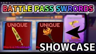 【Blade Ball】Showcasing Battlepass Swords!! (Morbid Mireblade, Pumpkin VineCrusher)