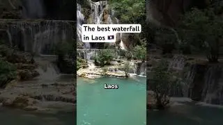 The best waterfall in Laos 🇱🇦 (Kuang Si falls)