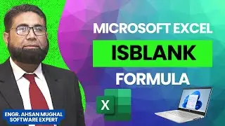 Isblank Formula, Microsoft Excel, #ahsanmughal