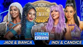 Bianca Belair & Jade Cargill vs Candice Lerae & Indi Hartwell Full Match WWE SmackDown Highlights