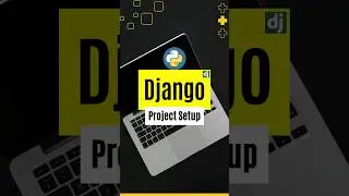 Python Django Project Setup Steps in one minute #python #django #shorts #djangoproject