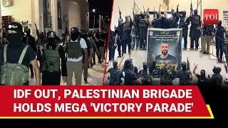 'Victory March' By Palestinian Battalion After Israeli Troops 'Forced' To Withdraw | Watch