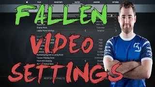 CSGO: SK FalleN video settings