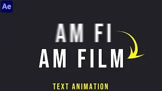 Smooth Text Animation in After Effects | Text Reveal Animation | Title Animation