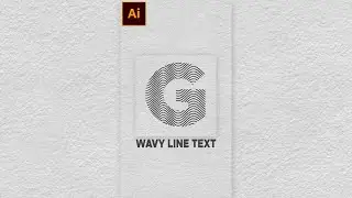 How to Create Wavy Line Text Effect in Adobe Illustrator 