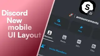 Discord New UI for Mobile users (Available for both Android and IOS) | 2023