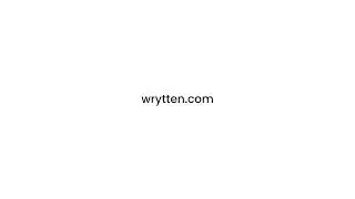 Wrytten.com is here