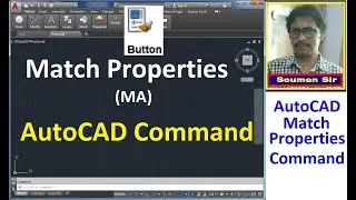 Match Properties Command || AutoCAD Match properties Command || Use of Match Properties Command