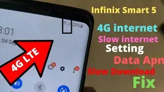 Infinix Smart 5 4G internet Settings Slow Internet Solution Hindi Urdu