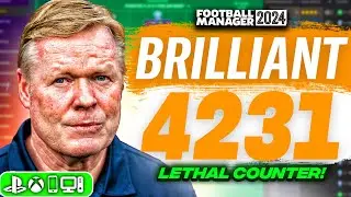 Koeman's BRILLIANT 4231 | 60% Possession | 3+ Goals | Best FM24 Tactics!