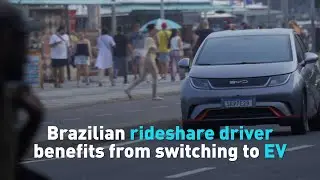 Brazilian rideshare driver benefits from switching to EV