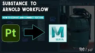 Substance Painter to Maya Arnold Textures Export Tutorial! 🚀 | Step-by-Step Guide