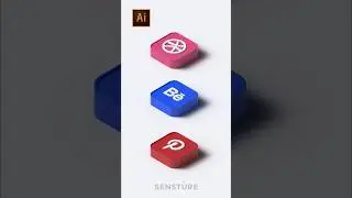 Convert Flat Icons Into 3D Icons In Illustrator 