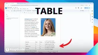 How To Wrap Text Around a Table in Google Docs