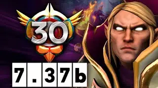 Новый Инвокер от Грандмастера! Талант на +1 форжа - Invoker 7.37b DOTA 2