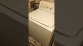 Singing along to the washing machine